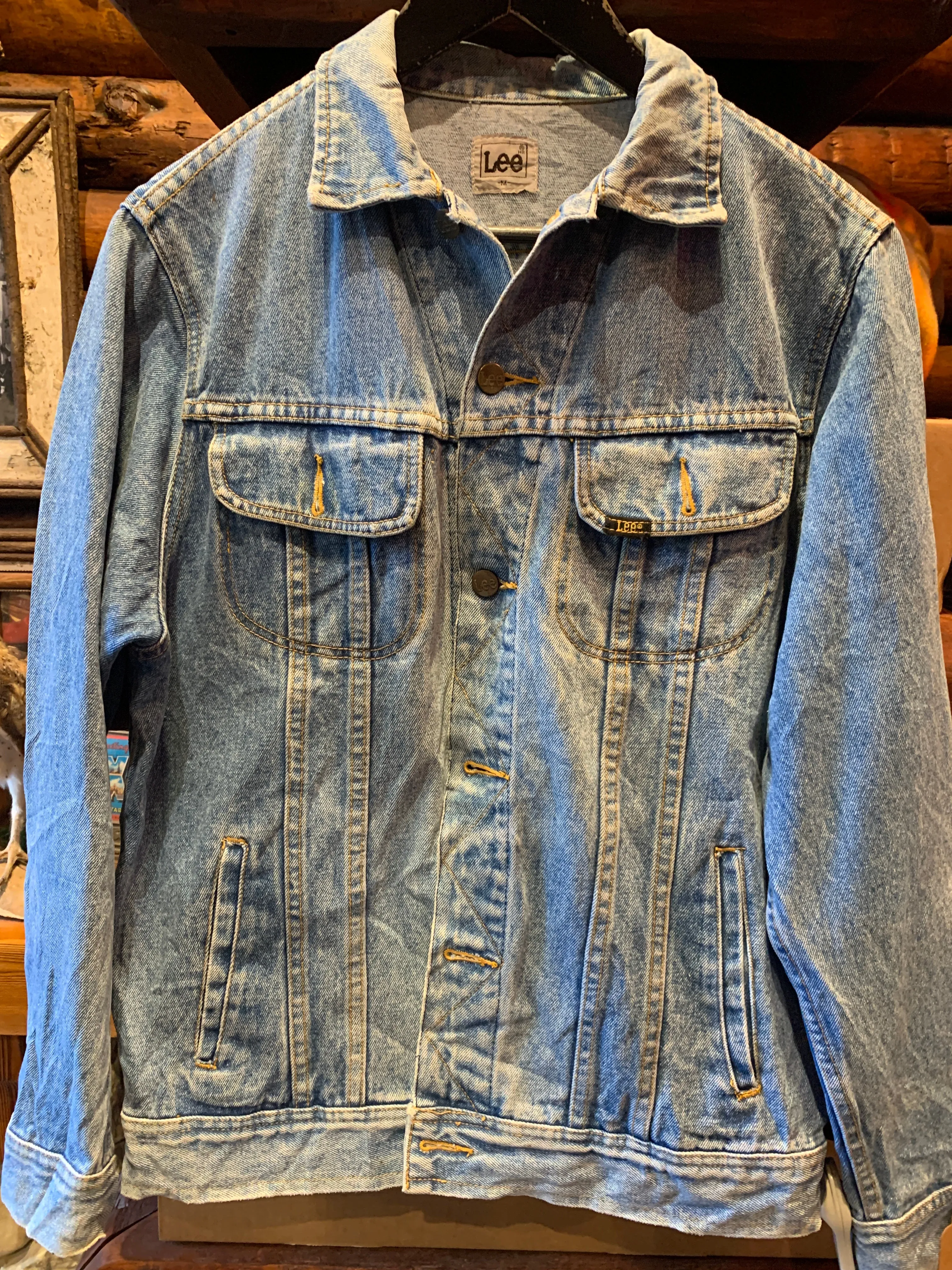 14. Vintage Lee Denim Jacket, Medium