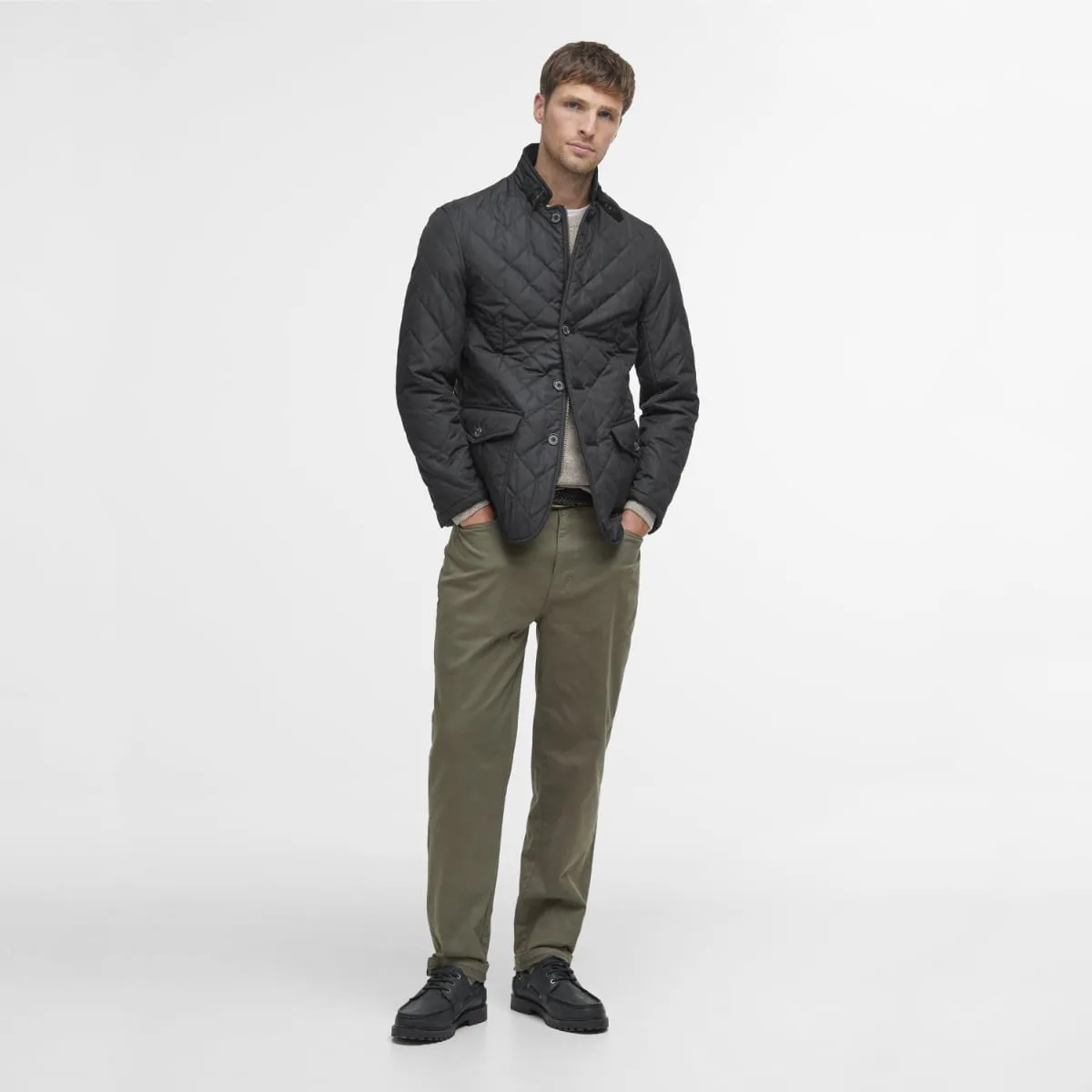 Barbour Quilted Lutz Men's Jacket | Black