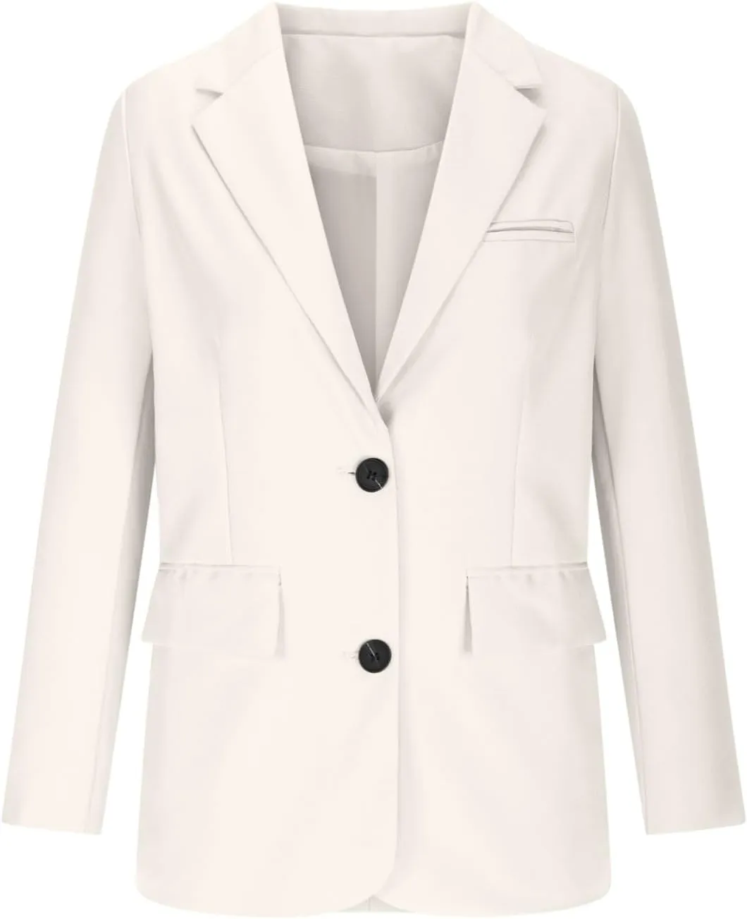 Blazers for Women Business Button Down Long Sleeve Fall Jackets for Women 2024 Dressy Fall Clothes for Women 2024