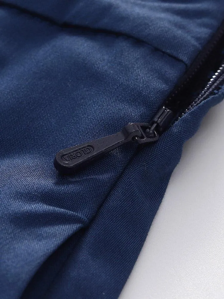 Blue A-Line Skirt