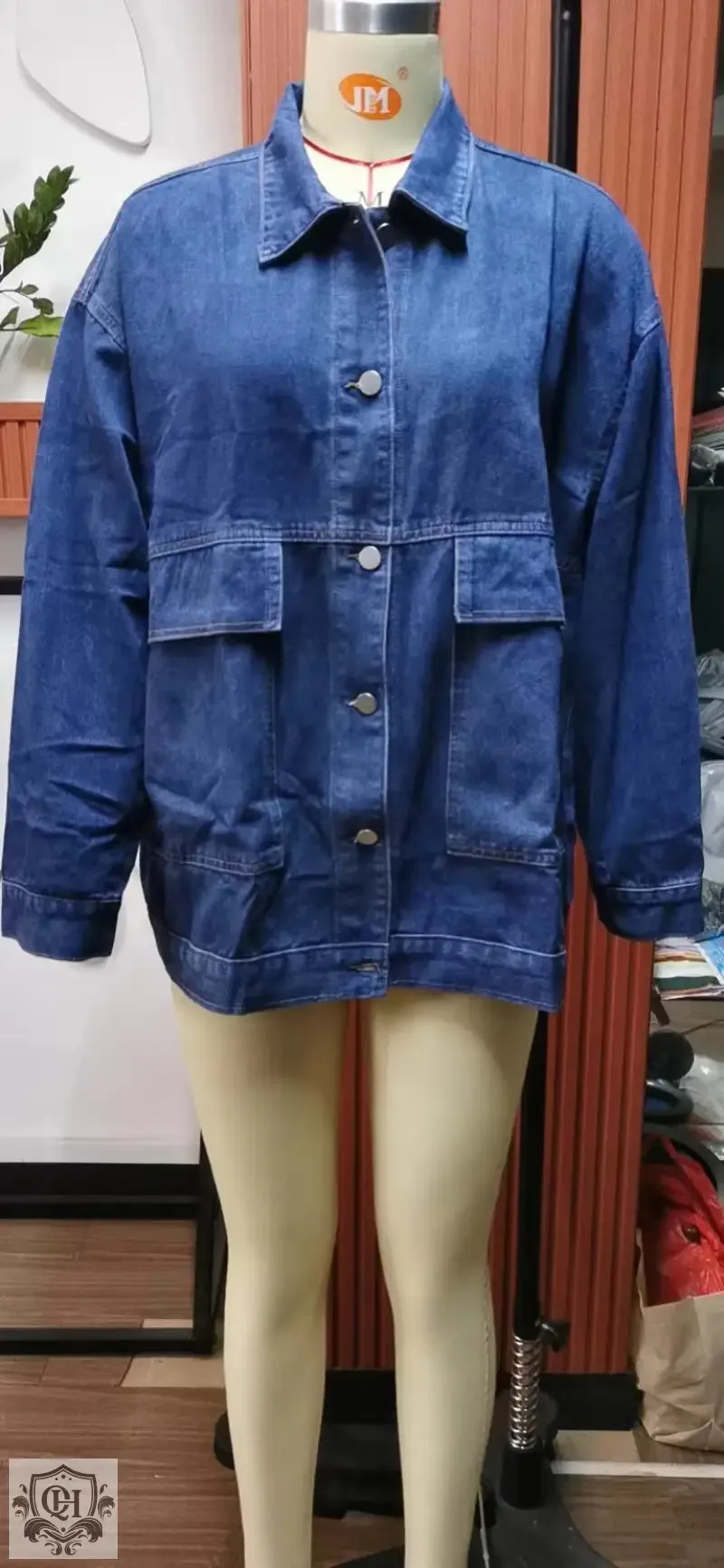 Classic Denim Button Jacket