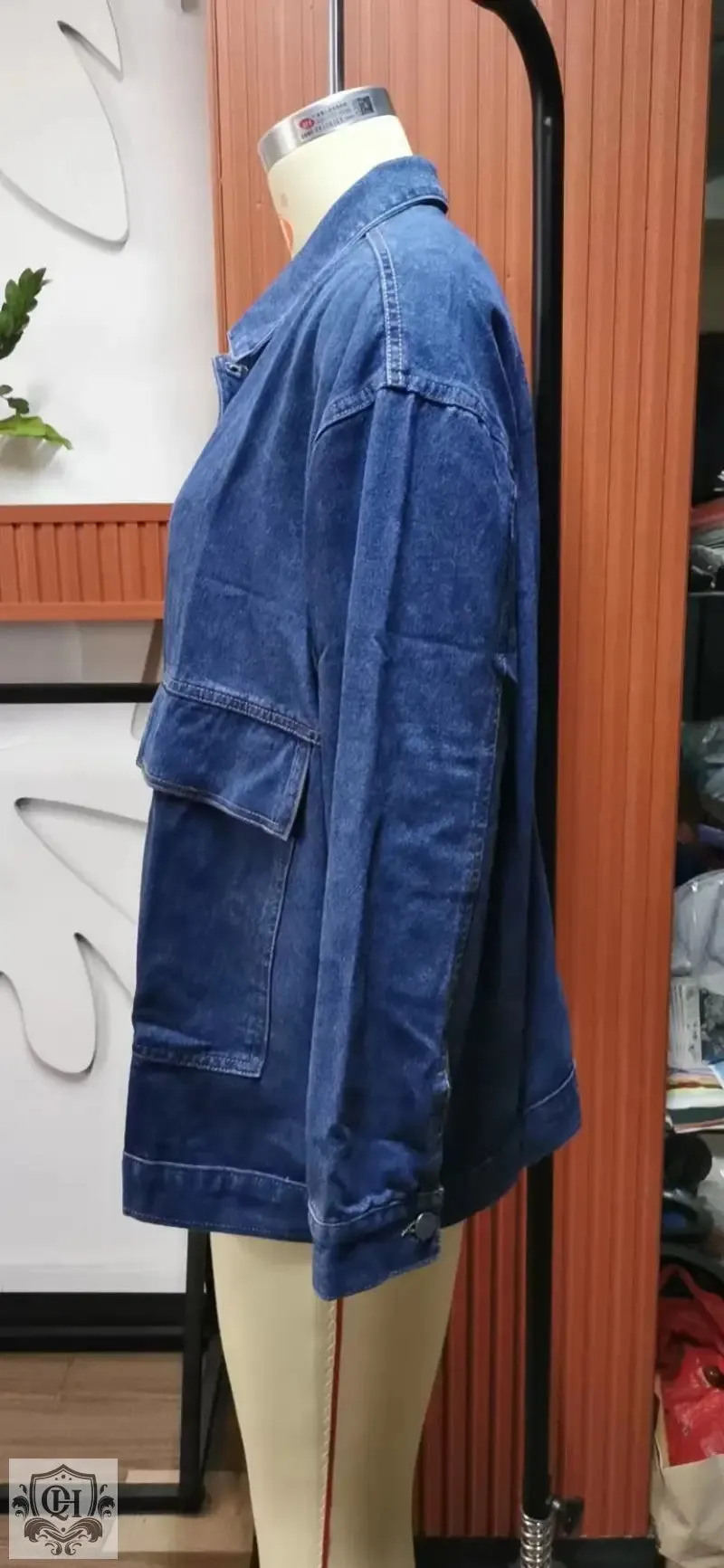 Classic Denim Button Jacket