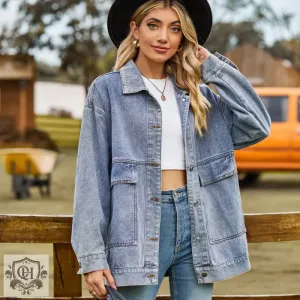 Classic Denim Button Jacket