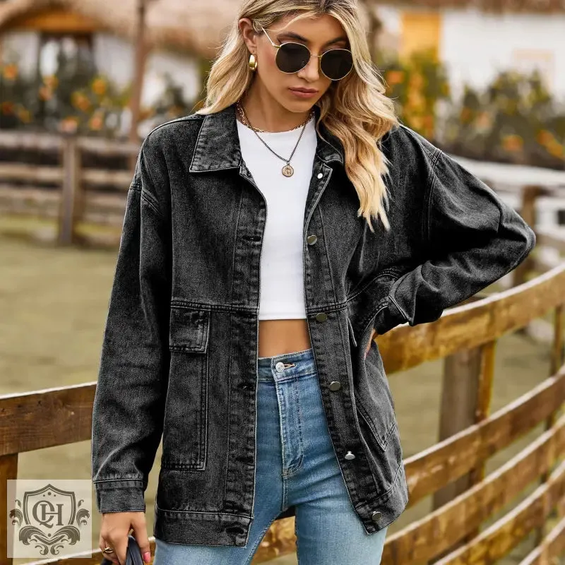 Classic Denim Button Jacket