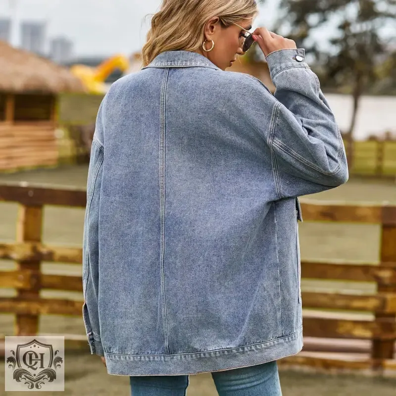 Classic Denim Button Jacket