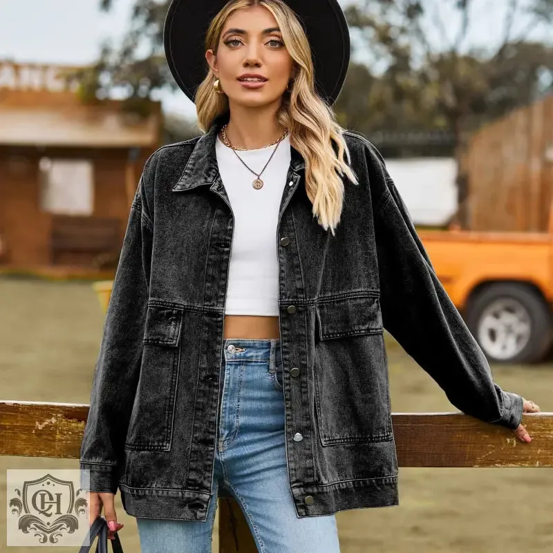 Classic Denim Button Jacket