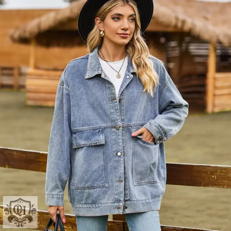 Classic Denim Button Jacket