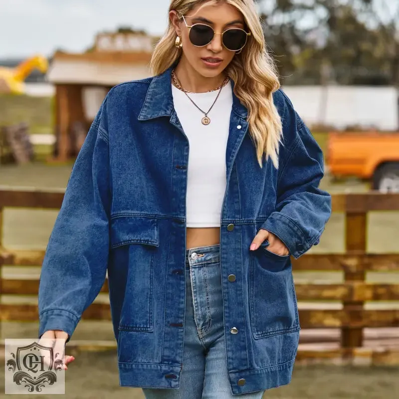 Classic Denim Button Jacket