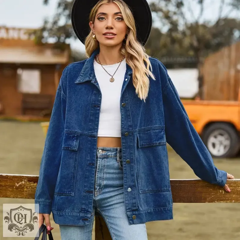 Classic Denim Button Jacket