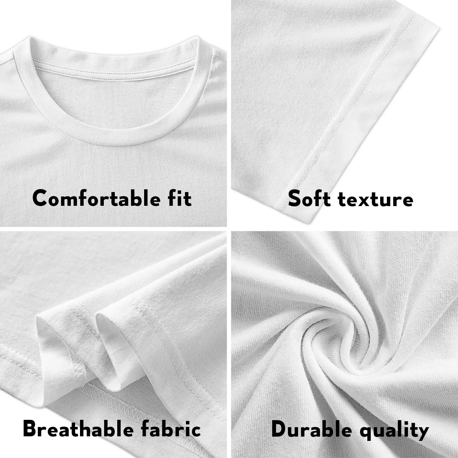 Custom T Shirts Personalized Your Own Crewneck Tee Shirt Customized Design Image/Text/Photo Cotton Shirt Men Women