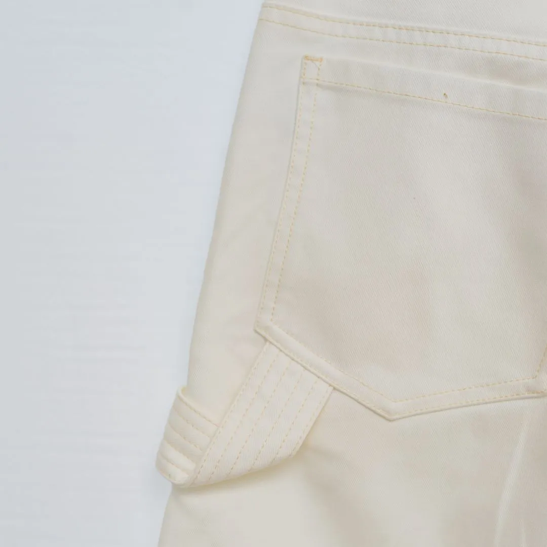 Dion Lee White Wide Leg Denim Pants