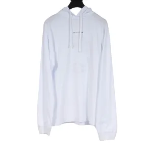 Drawstring Sphere Logo Hoodie (White)