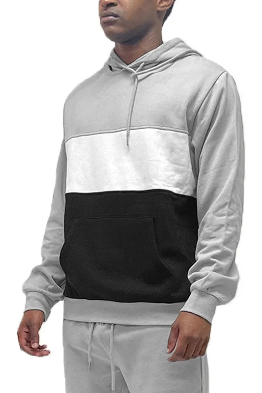 Drippy Colorblock Pullover Hoodie