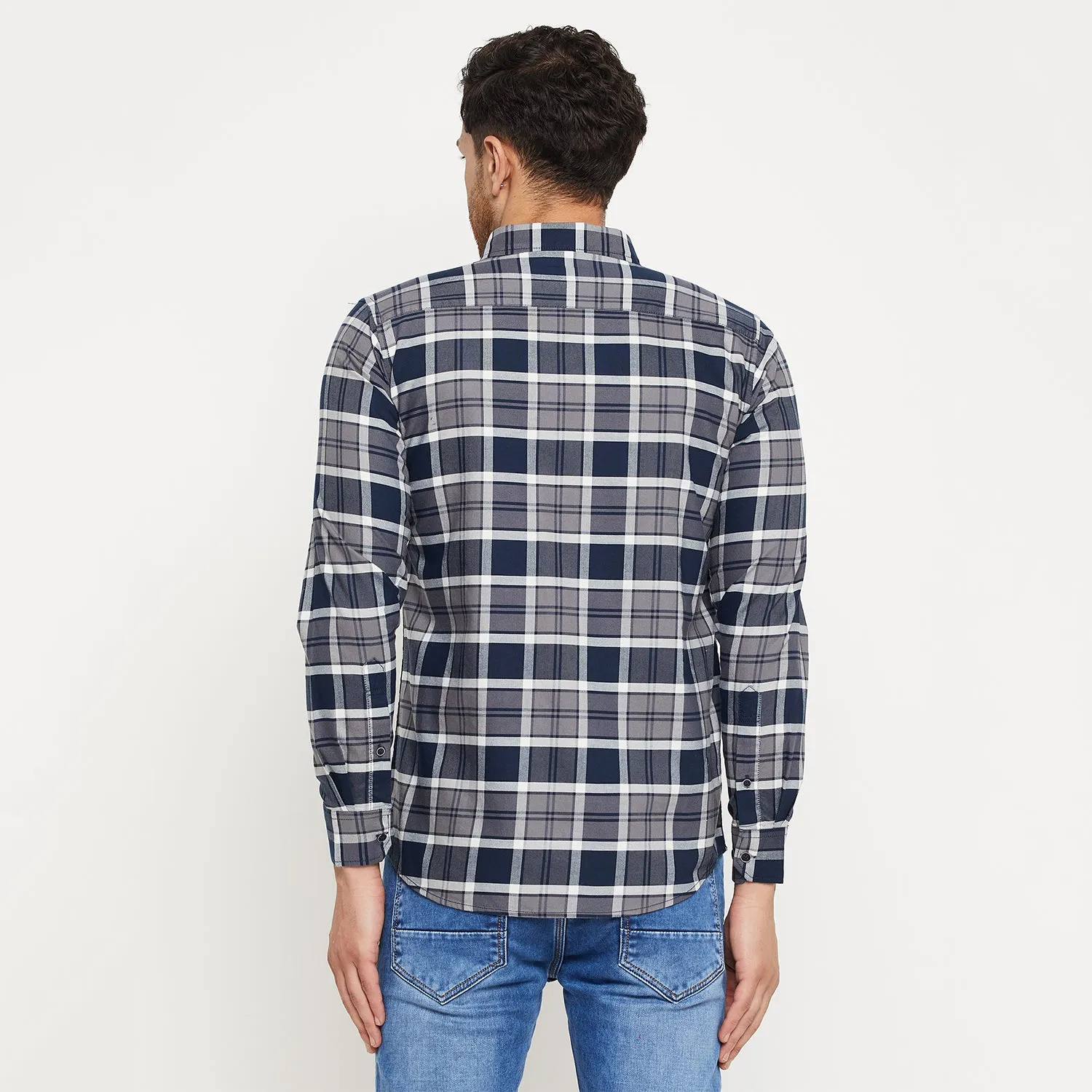 Duke Stardust Men Full Sleeve Cotton Shirt (SDO5CKOM)