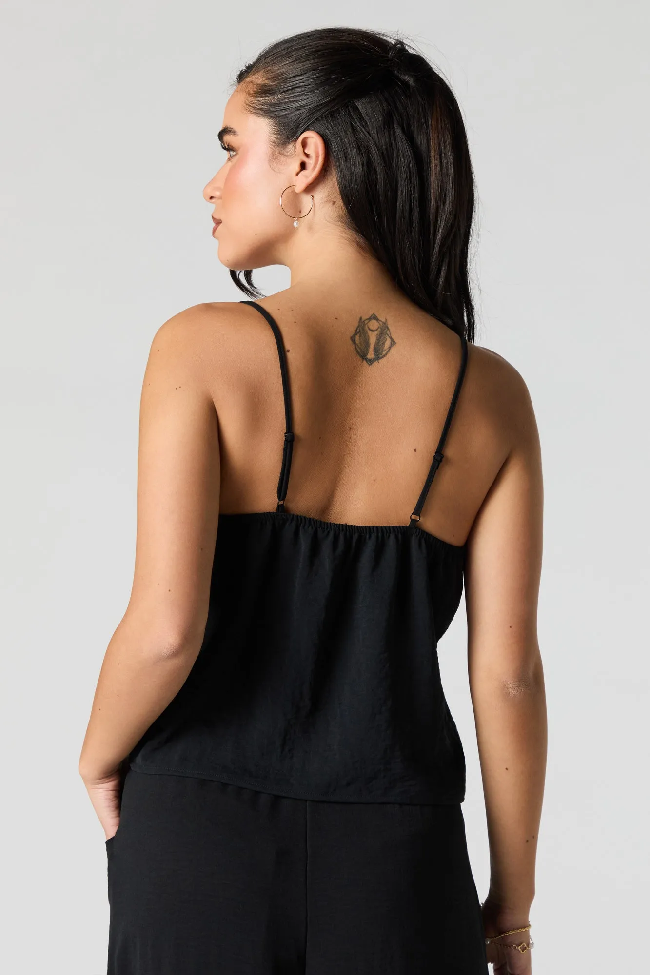 Flowy Tie Front Cami