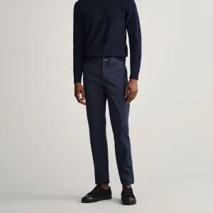 GANT Hallden Slim Fit Twill Chinos Navy