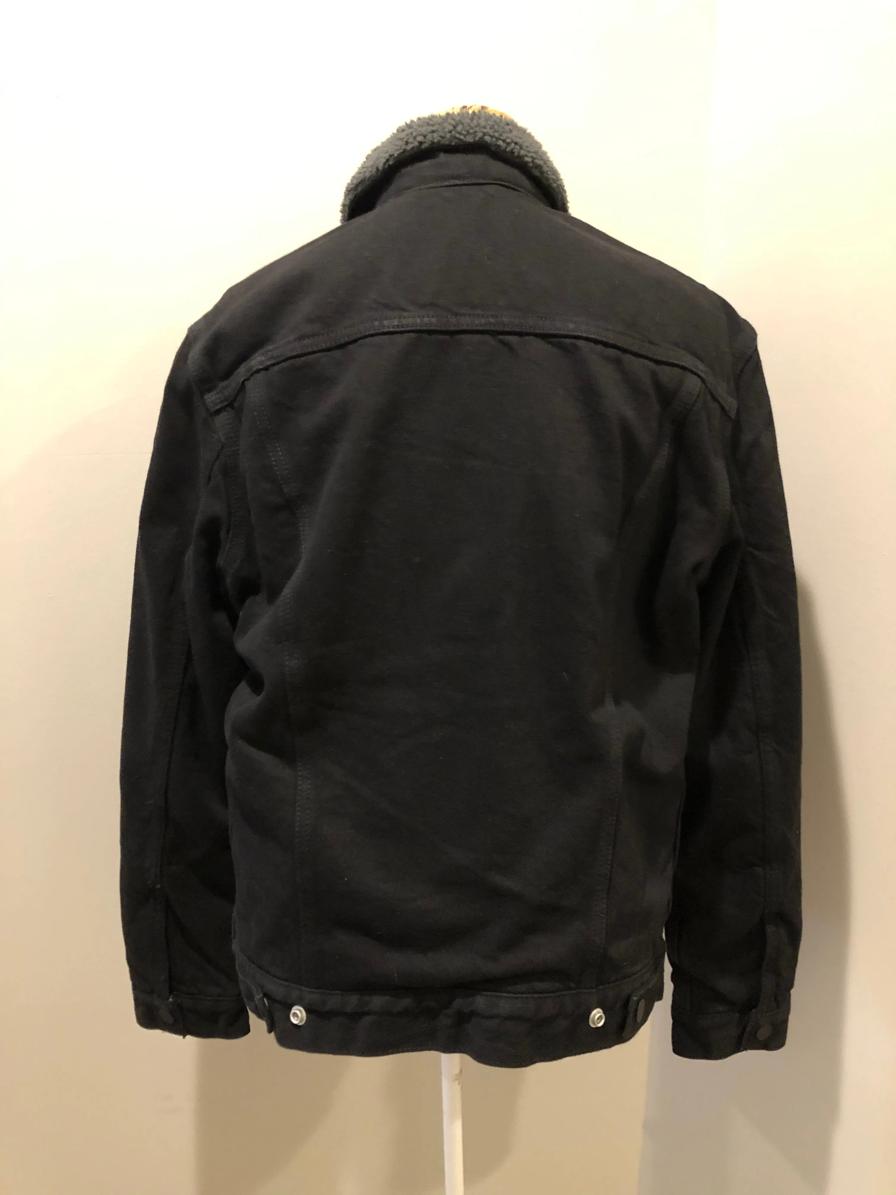 Levi’s Black Denim Sherpa Jacket, SOLD