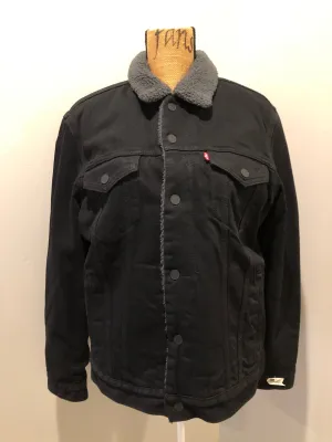 Levi’s Black Denim Sherpa Jacket, SOLD