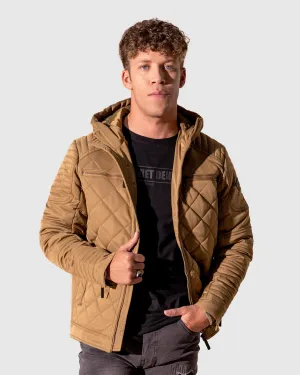 Mens Saxon - Mens Diamond Quilted Jacket