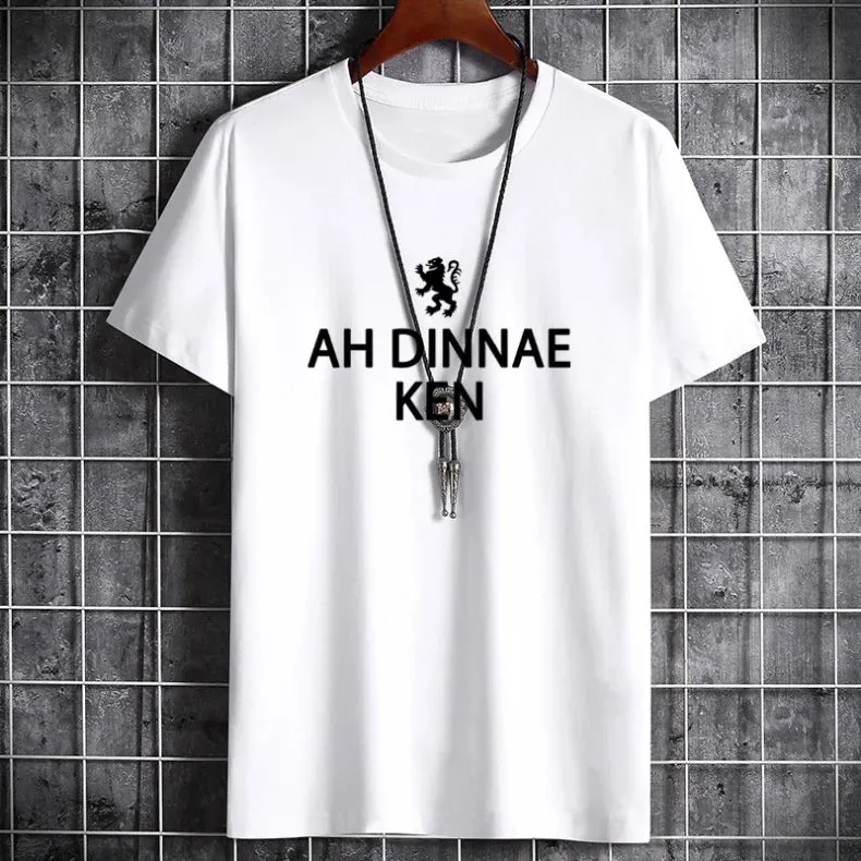 Men's Summer Cotton T-Shirt - Casual Printed Fashion Top