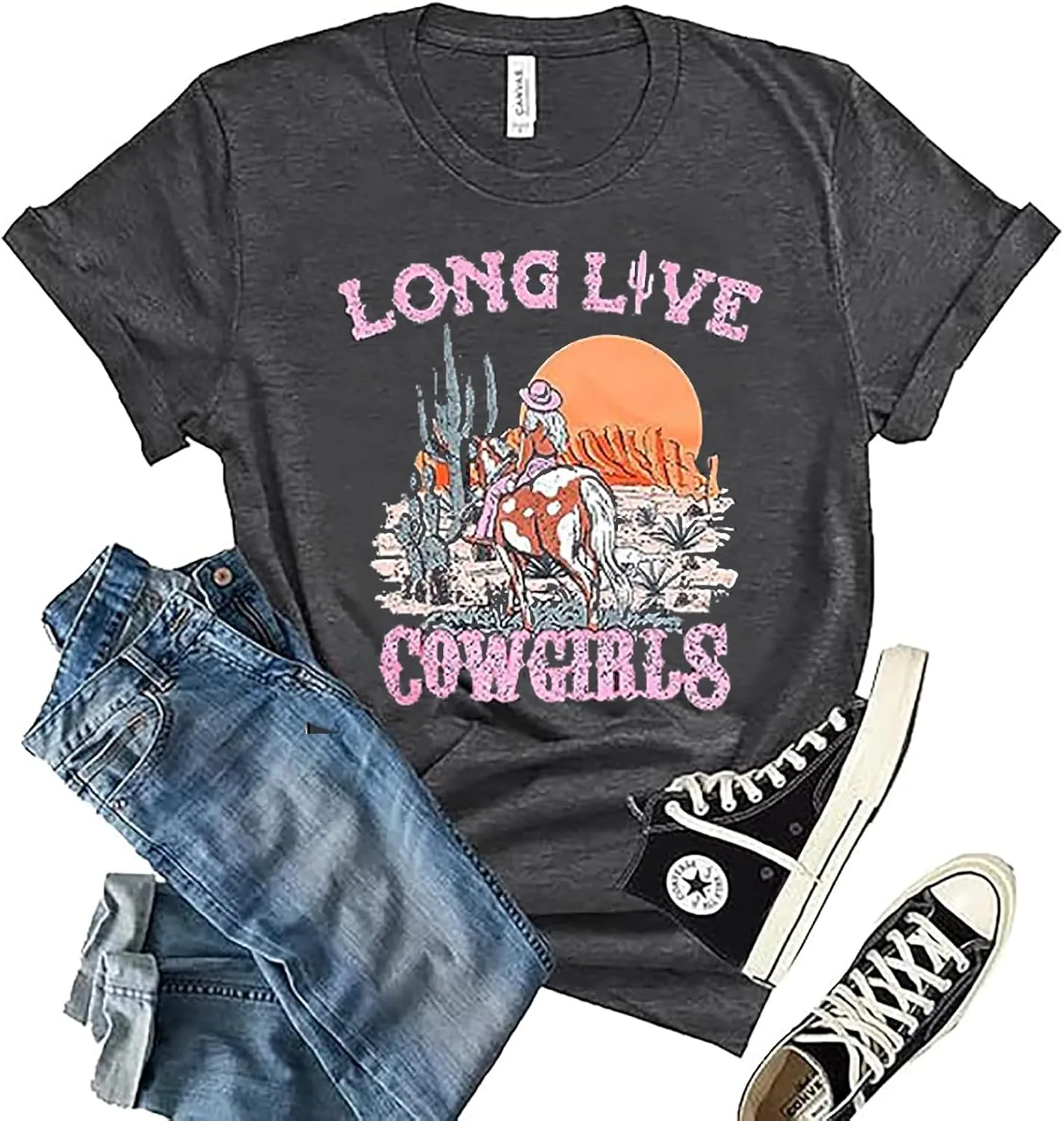 Neon Moon Shirt for Women Country Music Tshirt Retro Western Tee Shirt Brooks and Dunn Shirt Music Lover Top Tee Shirts