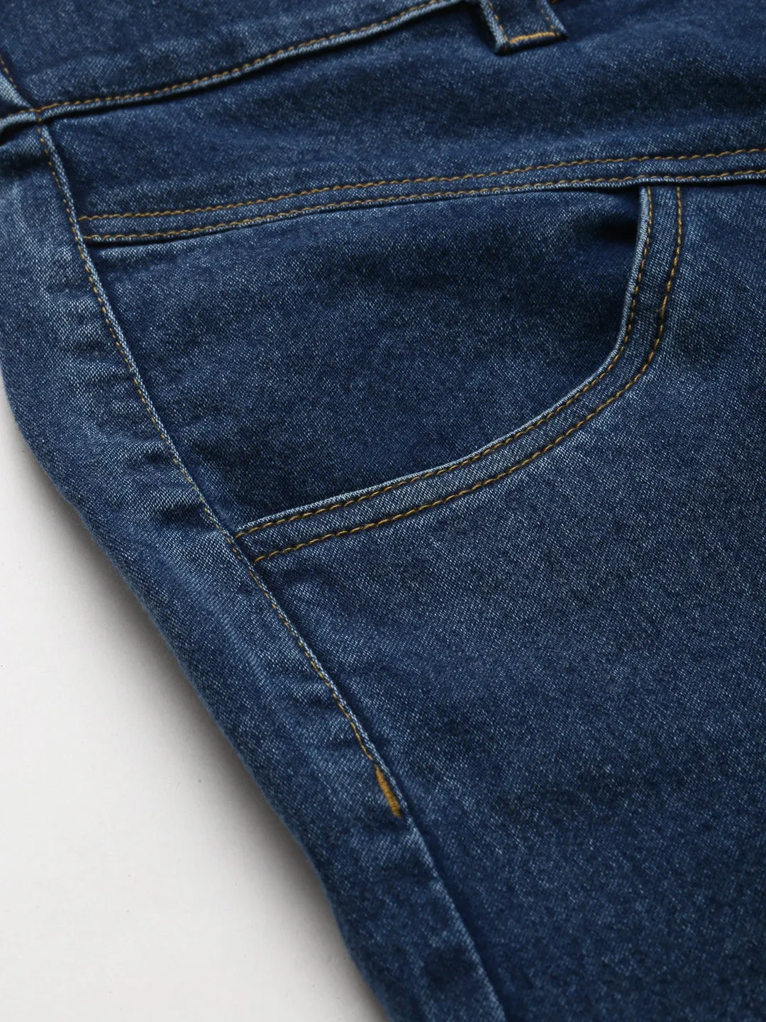 plusS Women Blue High-Rise Light Fade Stretchable Jeans
