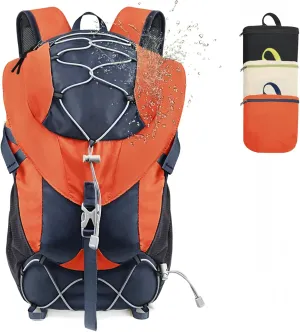 Seektop 20L Hiking Backpack Waterproof Lightweight Daypack Small Outdoor Travel Backpack with Wet Pocket for Women Men