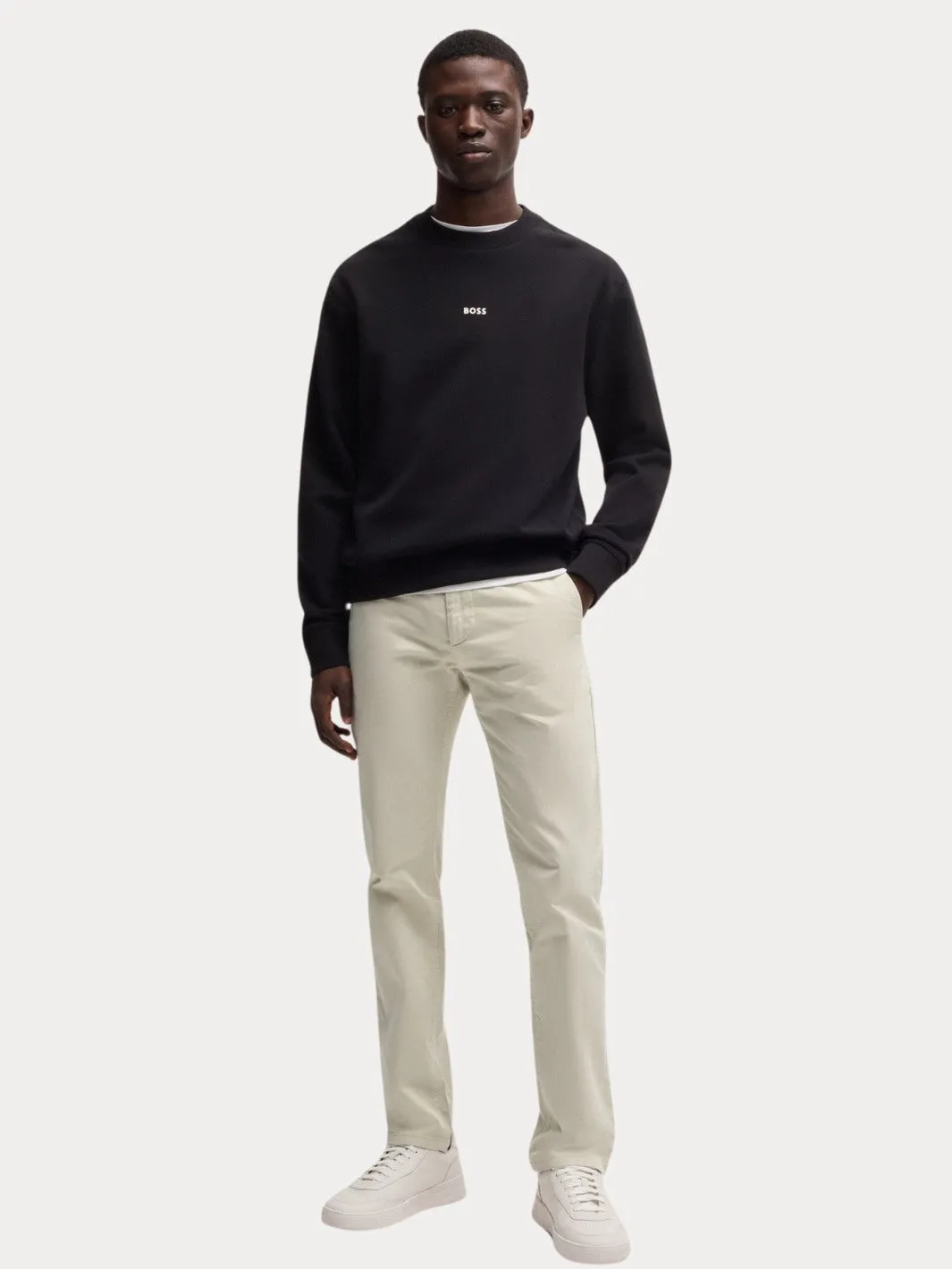 SLIM-FIT STRETCH-COTTON CHINOS Beige