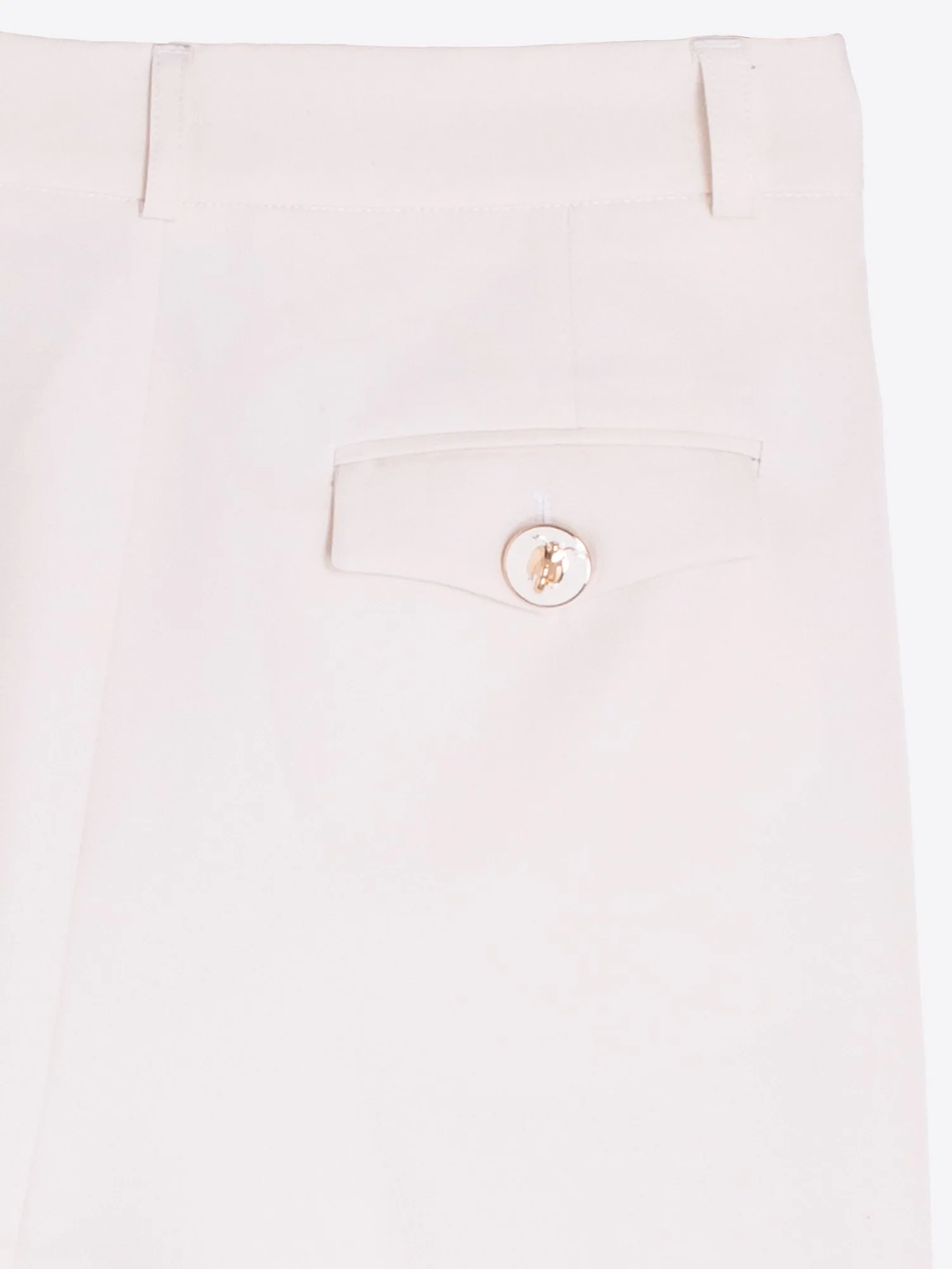 Vilagallo Cream Straight Leg Smart Trousers