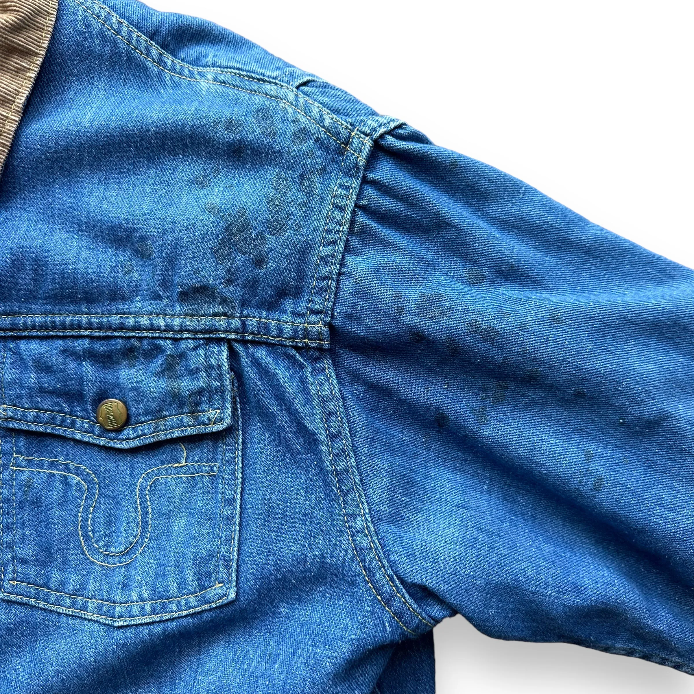 Vintage Buckaroo By Big Smith Sherpa Denim Jacket SZ L | Vintage Denim Workwear Seattle | Seattle Vintage Denim