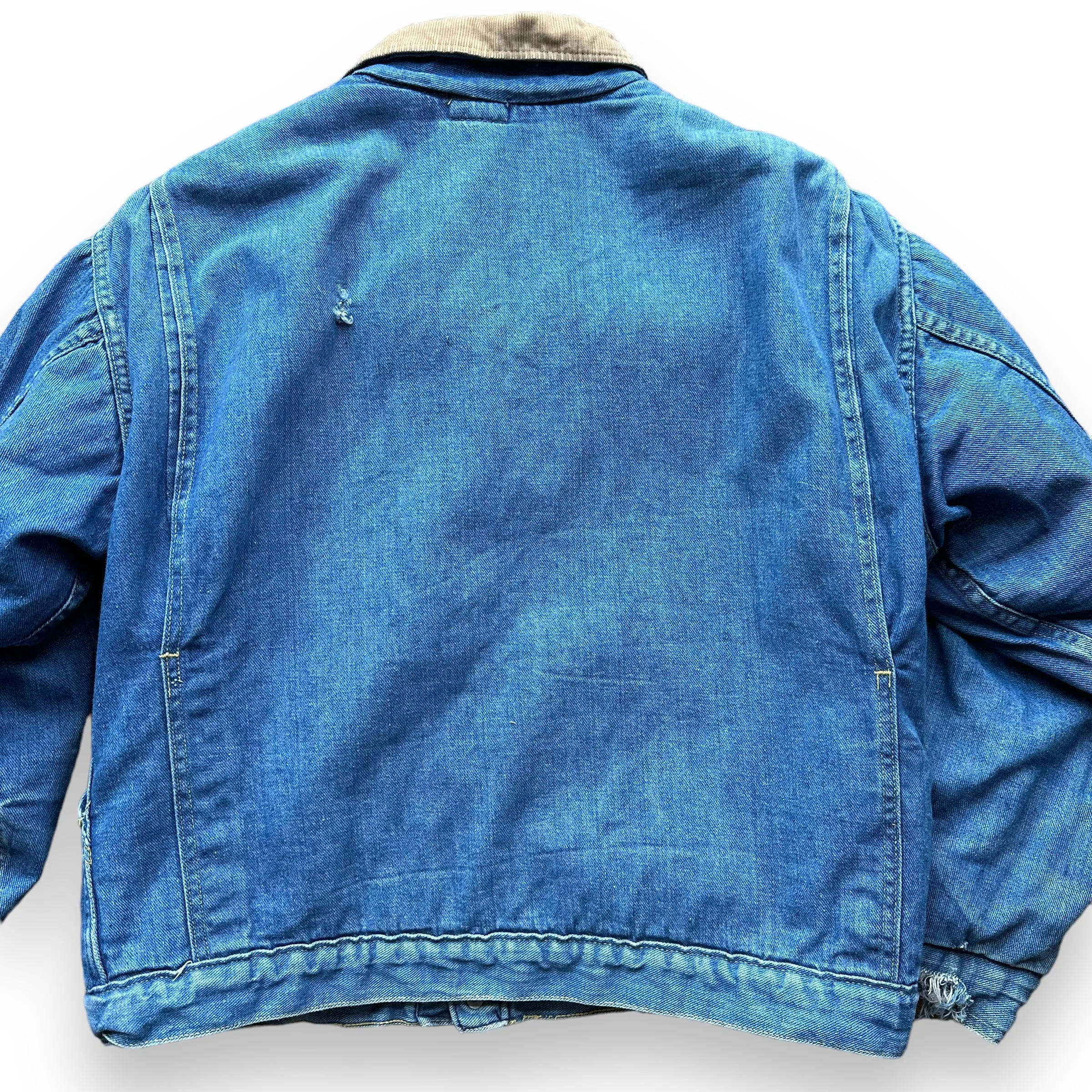 Vintage Buckaroo By Big Smith Sherpa Denim Jacket SZ L | Vintage Denim Workwear Seattle | Seattle Vintage Denim