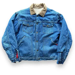 Vintage Buckaroo By Big Smith Sherpa Denim Jacket SZ L | Vintage Denim Workwear Seattle | Seattle Vintage Denim
