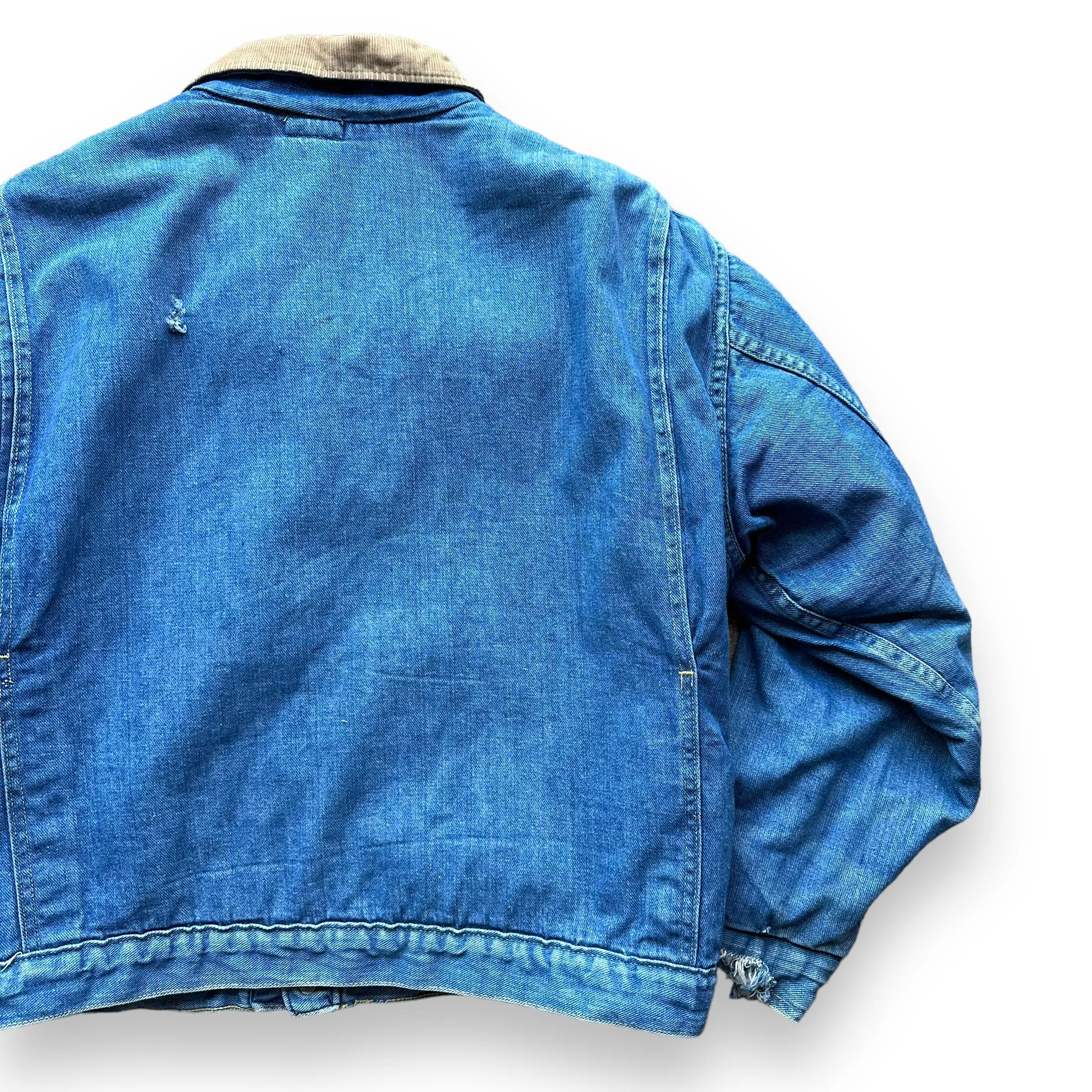 Vintage Buckaroo By Big Smith Sherpa Denim Jacket SZ L | Vintage Denim Workwear Seattle | Seattle Vintage Denim