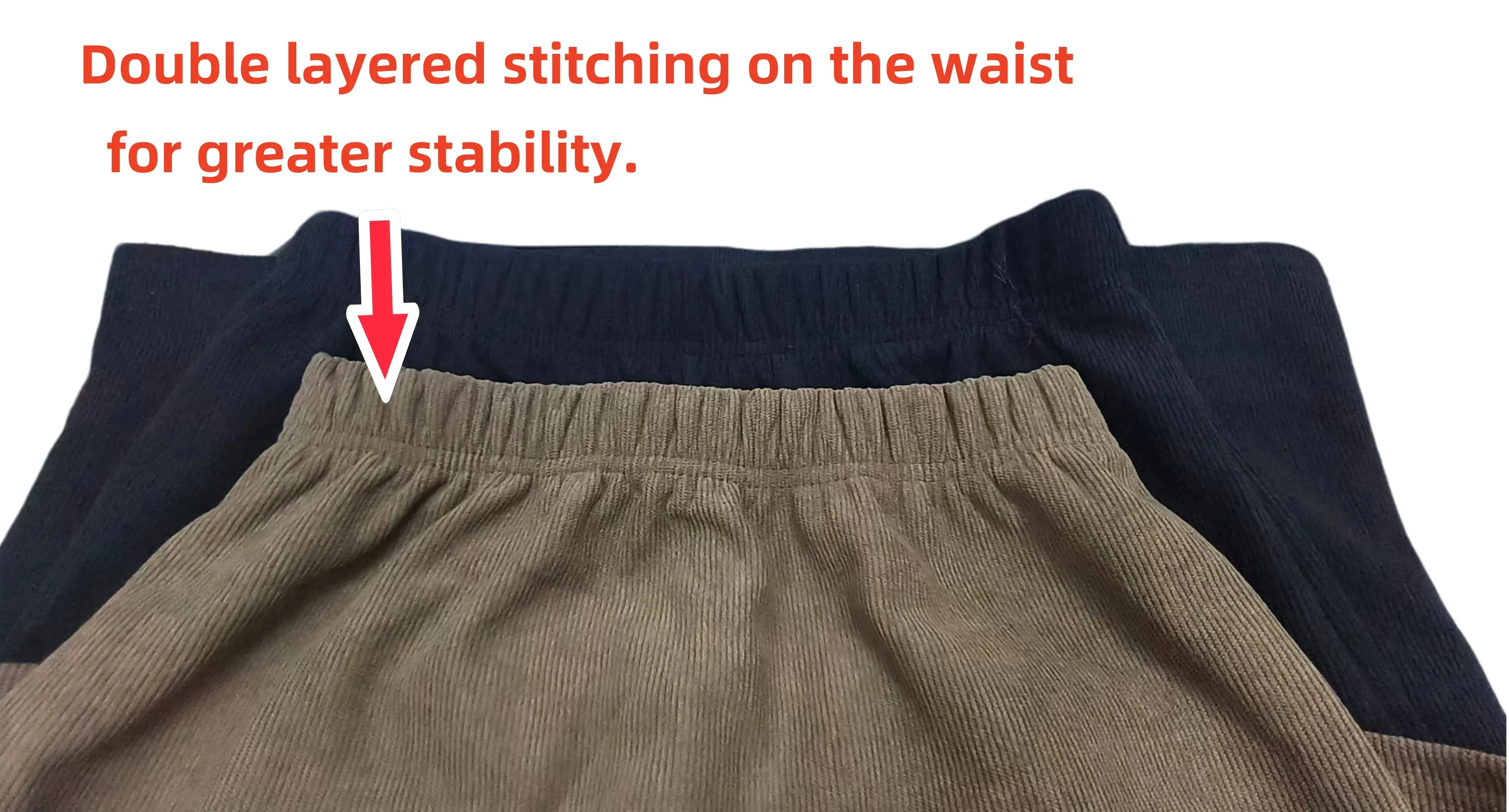 Vintage Elegant Office Lady's A-Line Skirt Back Slit Elastic Waist Thick Women's Skirt New In Winter Fleece Warm Female's Skirt