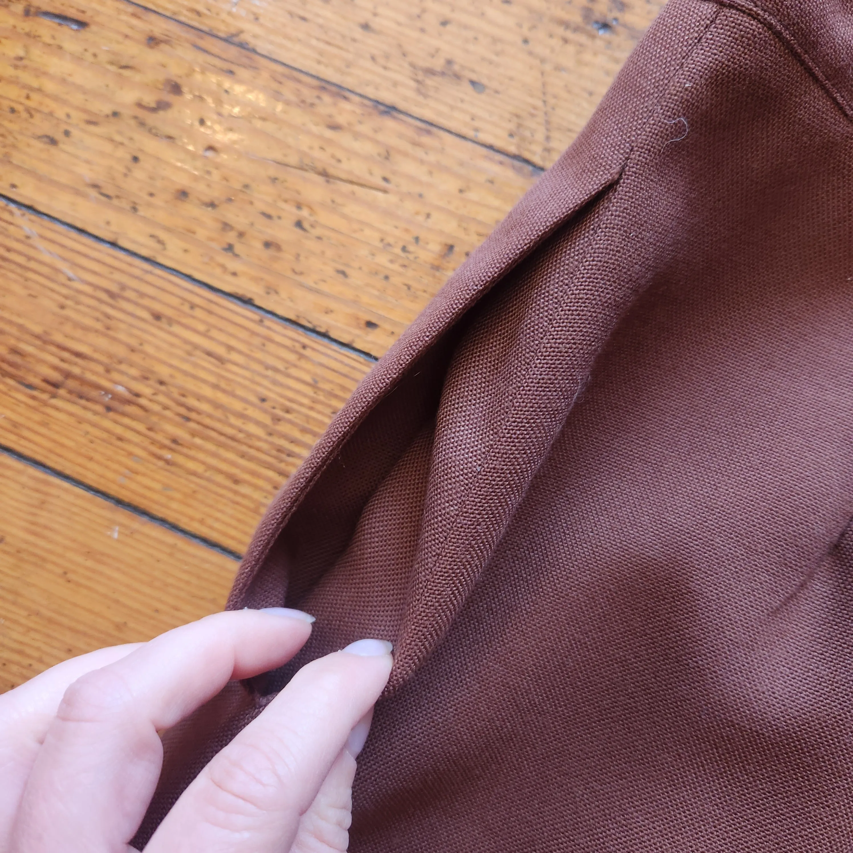 Vintage Woven A-Line Skirt