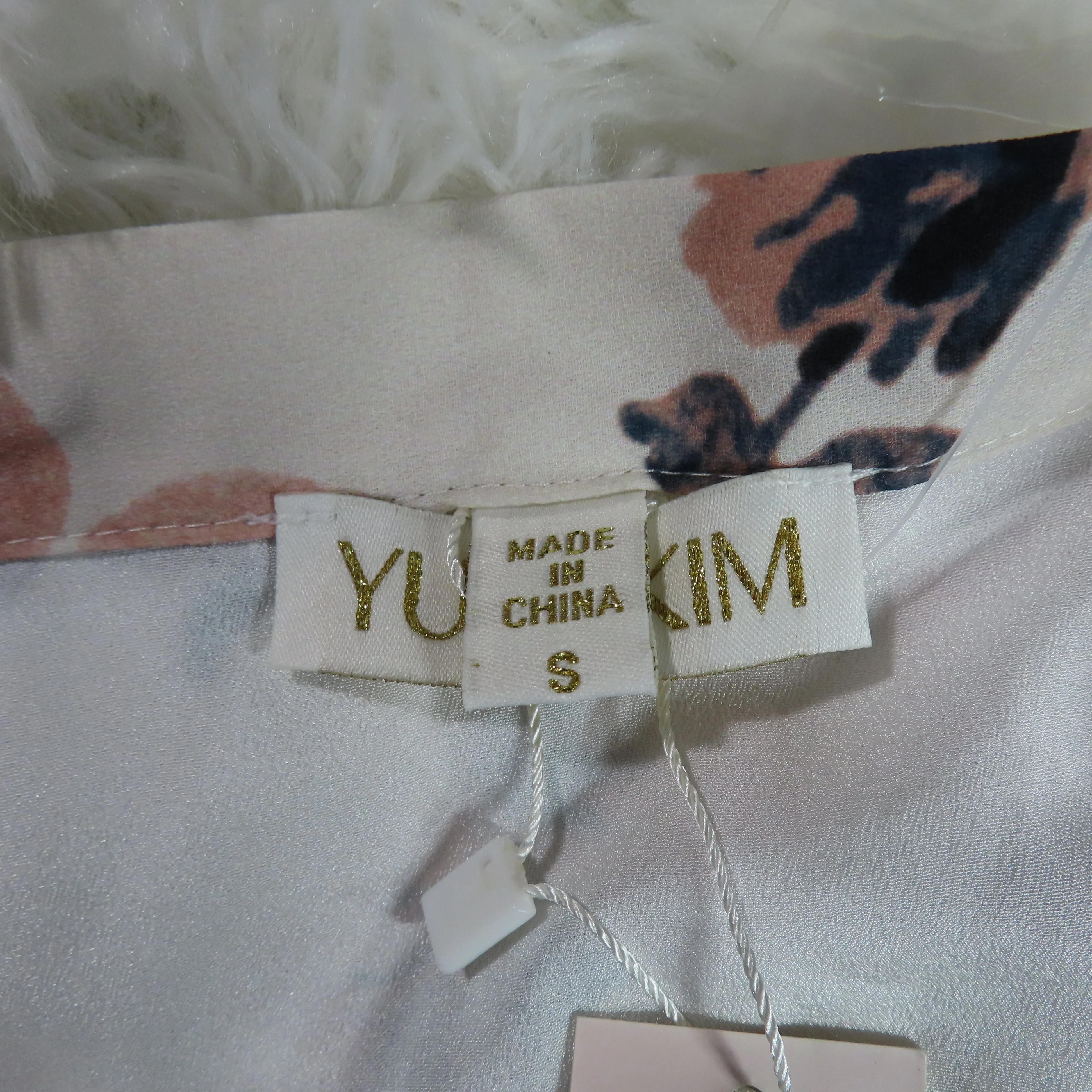 YUMI KIM Gypset Cream Pink Maxi Skirt Floral French Maison Size Small